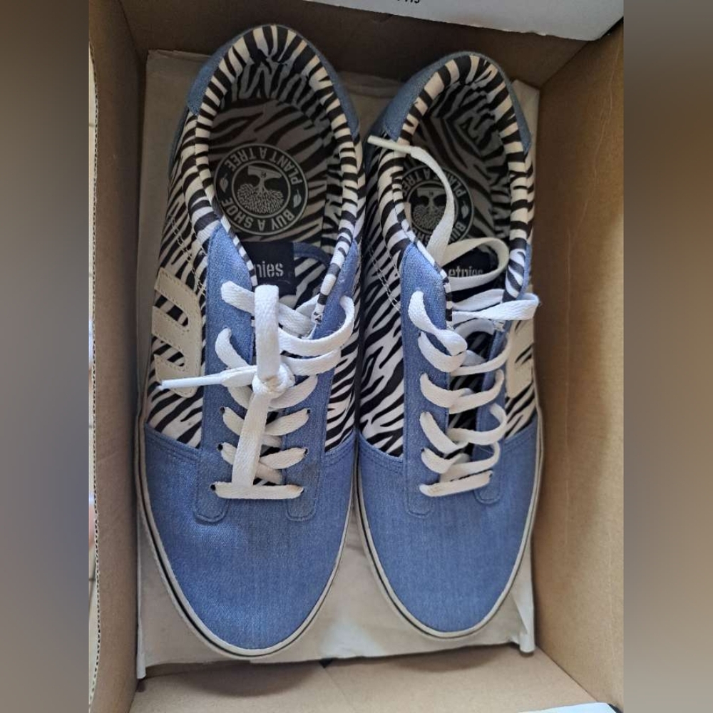 Recovery Skate Shop Origonal Zebra Print Skate Shoes